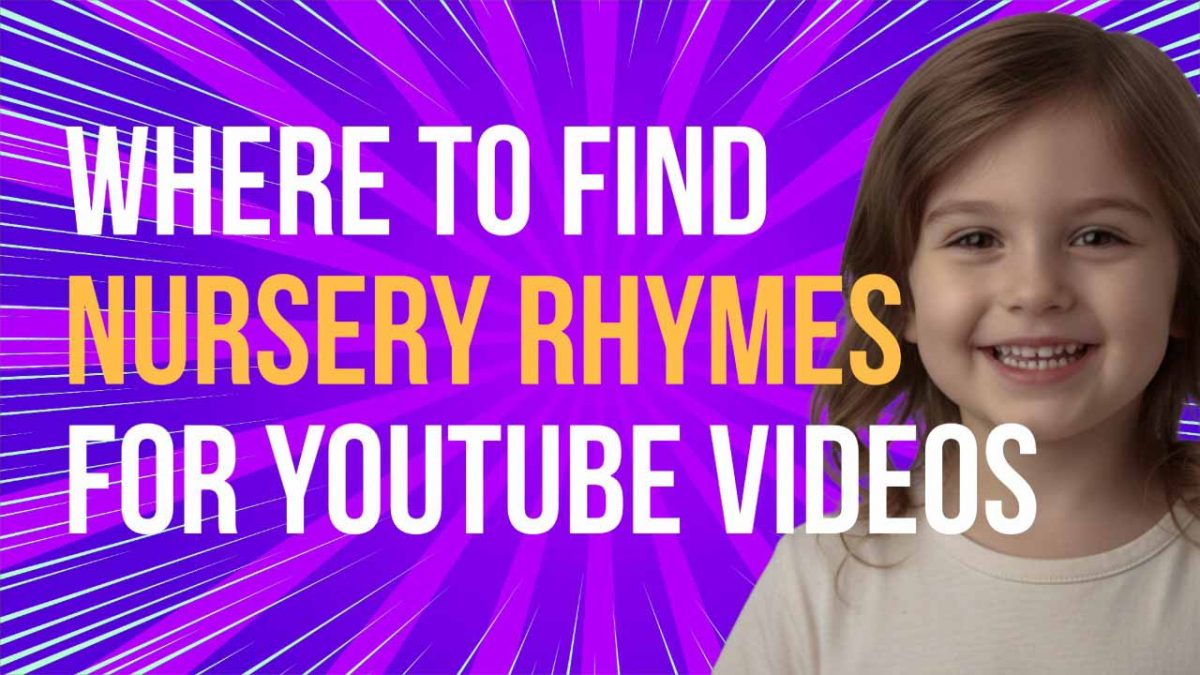 where to find music for nursery rhymes YouTube videos